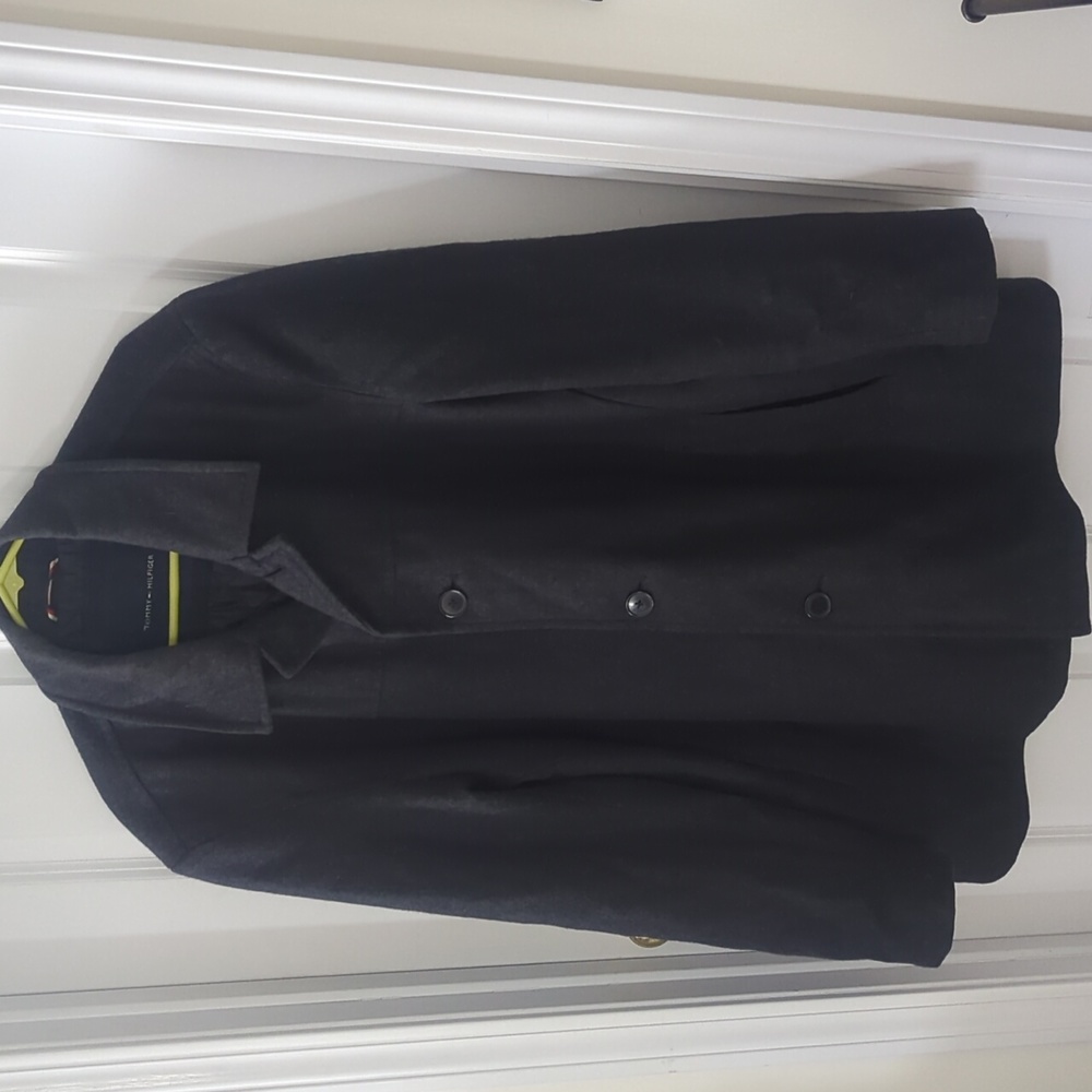 Tommy Hilfiger Black Pea Coat